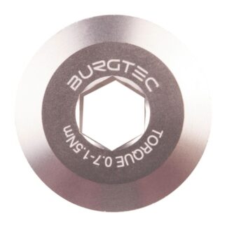 Burgtec Shimano Crank Bolt - Rhodium Silver