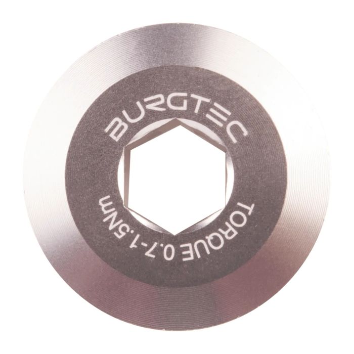 Burgtec Shimano Crank Bolt - Rhodium Silver