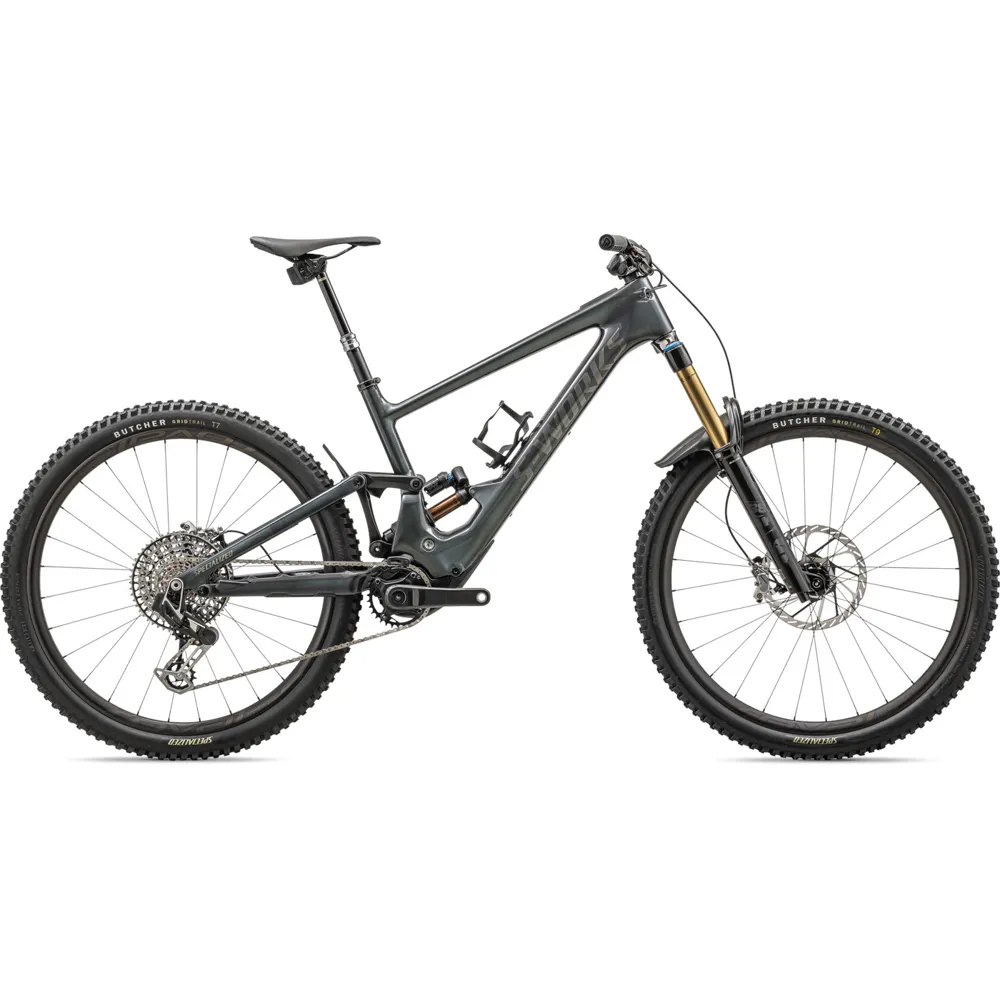 Specialized S-Works Kenevo SL 2 Carbon Electric Bike 2024 Gloss Black Liquid Metal/Brushed Liquid Metal/Black Brushed Chrome