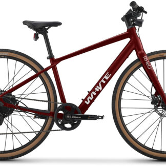 Whyte 2026 RHeO 2 Electric Hybrid Bike Extra Large Metallic deep cherry with nardo grey - Cycles UK