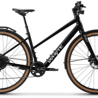 Whyte 2026 RHeO 3 ST Electric Hybrid Bike Small Gloss black with silver - Cycles UK