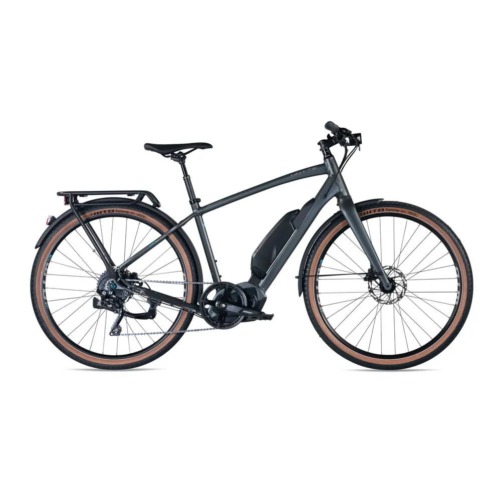 Whyte Clifton Electric Bike 2023 Matt Granite Silver/Blue