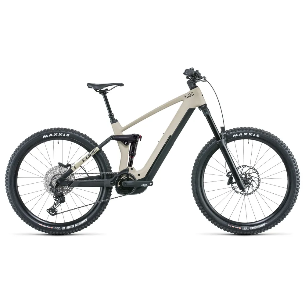 Cube Stereo Hybrid 160 HPC SL 750 27.5 Electric Mountain Bike 2022 Desert